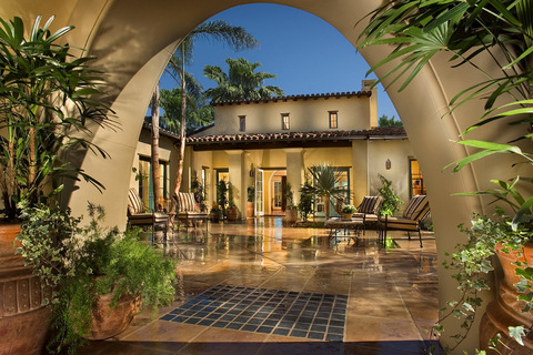 Outdoor Room Lennar Claybuorne at the Lakes Rancho Santa Fe CA